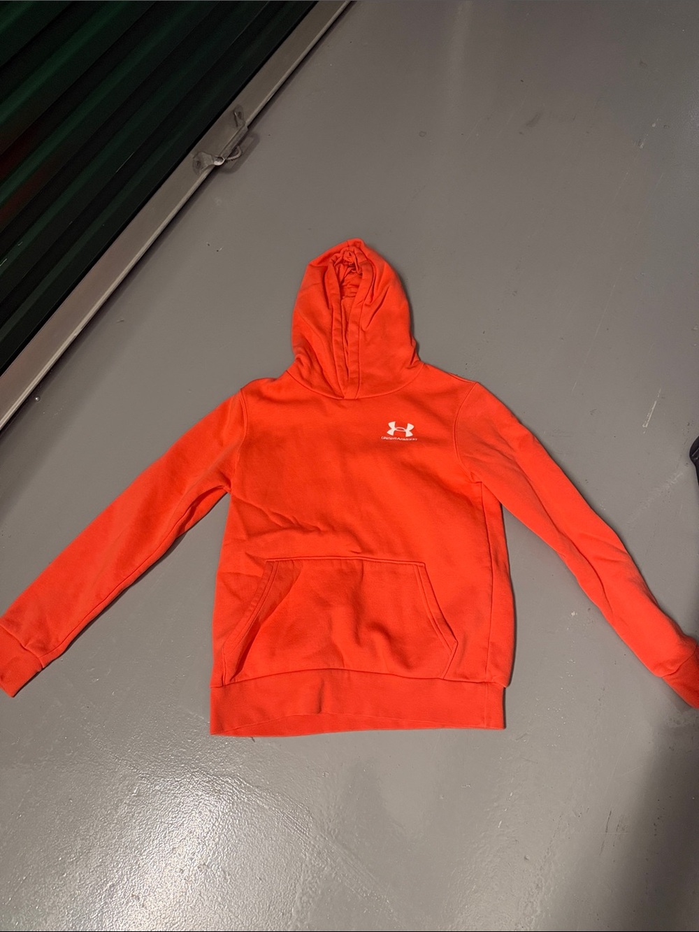 Under Armour Bright Orange Hooded Sweatshirt